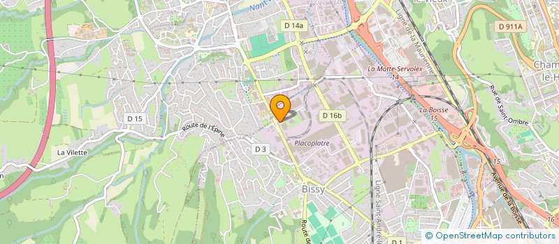 localisation de l'entreprise GUICHON VALVES ORIGIN à CHAMBERY