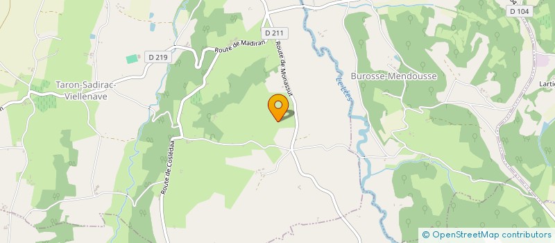 localisation de l'entreprise GUICHOU  TARON-SADIRAC-VIELLENAVE