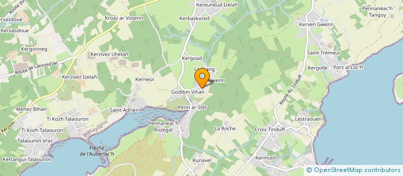 localisation de l'entreprise GUICHOUX-PHILIPPON  PLOUGASTEL-DAOULAS