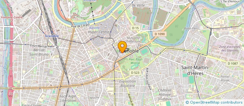 localisation de l'entreprise GUIDA CONSULTING à GRENOBLE