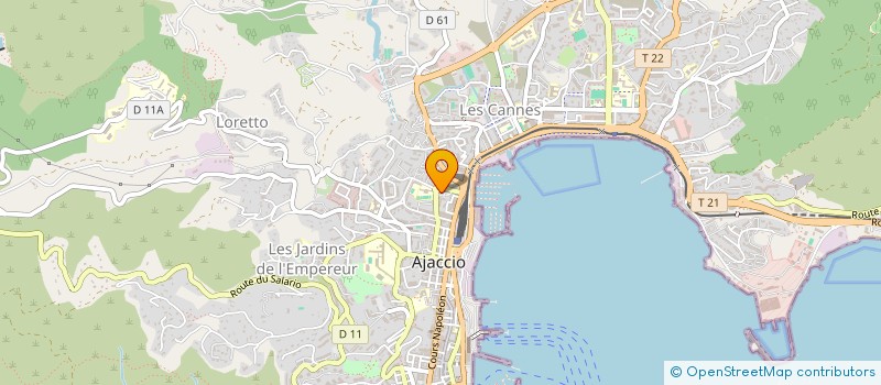 localisation de l'entreprise GUIDA CORSA VERIF à AJACCIO