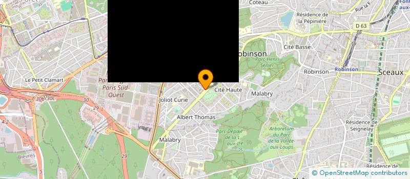 localisation de l'entreprise GUIDADIS  LE PLESSIS-ROBINSON