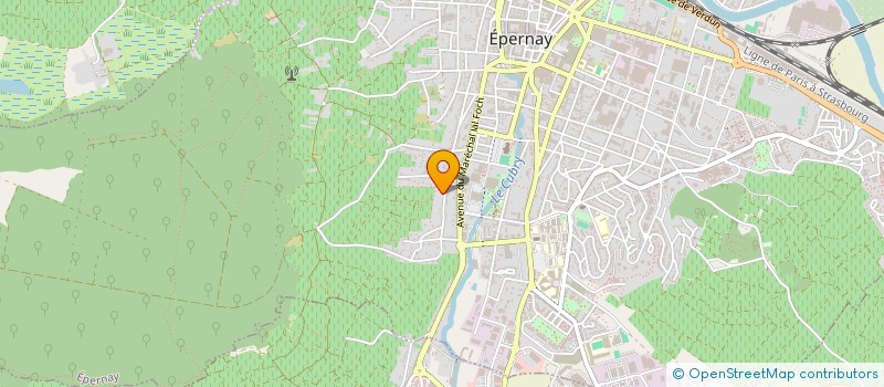 localisation de l'entreprise GUIDAM  EPERNAY