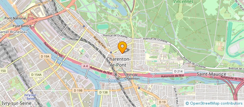 localisation de l'entreprise GUIDANCE CREATIVE  CHARENTON-LE-PONT