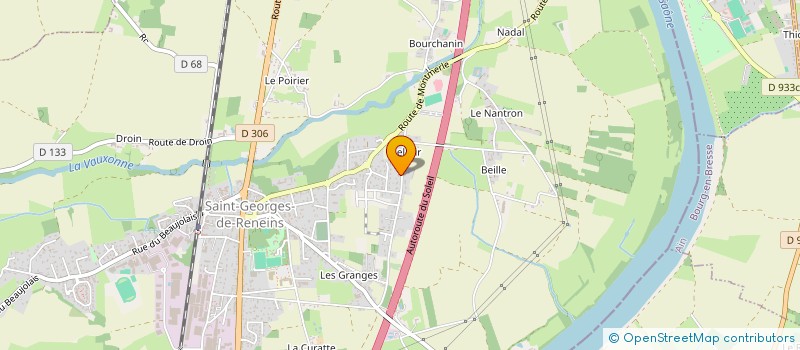 localisation de l'entreprise GUIDANCE DE COEUR  SAINT-GEORGES-DE-RENEINS