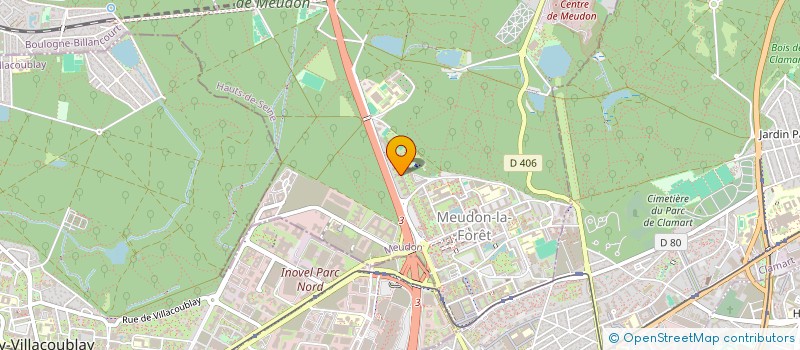 localisation de l'entreprise GUIDARA  MEUDON