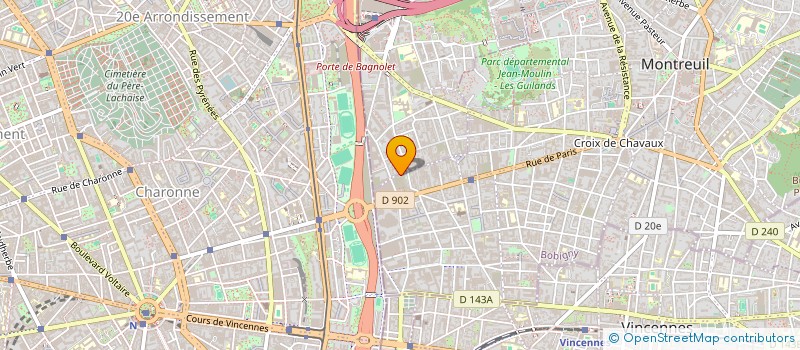 localisation de l'entreprise GUIDDIR AMOKRANE ET MOHAND à MONTREUIL