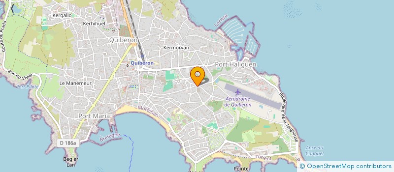 localisation de l'entreprise GUIDE  QUIBERON