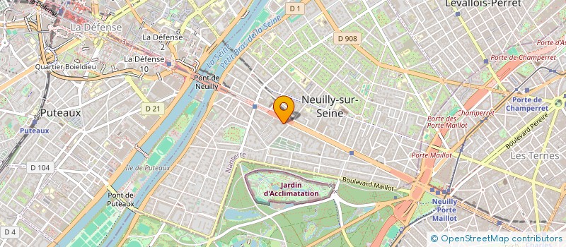 localisation de l'entreprise GUIDE DES PROMOS à NEUILLY-SUR-SEINE