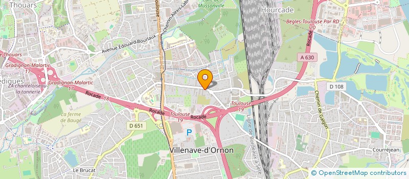 localisation de l'entreprise GUIDE-INVESTIMMO  VILLENAVE-D'ORNON