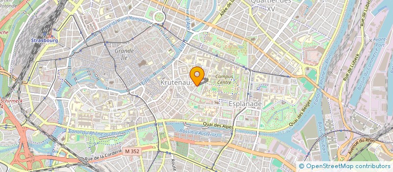 localisation de l'entreprise GUIDE-MOI COMMUNICATION à STRASBOURG