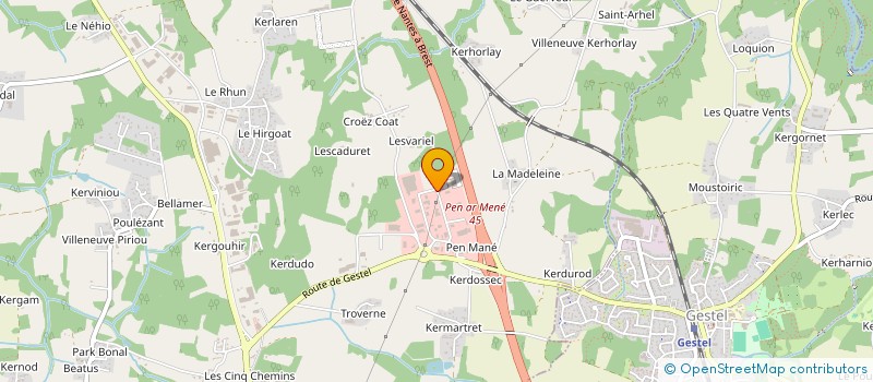 localisation de l'entreprise GUIDEL AUTOMOBILES à GUIDEL