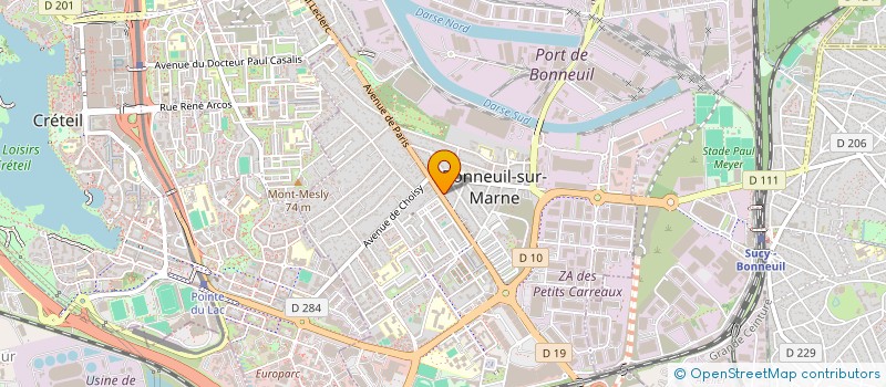 localisation de l'entreprise GUIDENTAL  BONNEUIL-SUR-MARNE