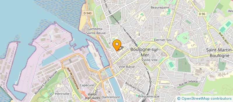 localisation de l'entreprise GUIDEO  BOULOGNE-SUR-MER