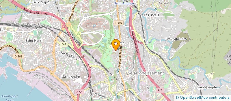 localisation de l'entreprise GUIDER'NET à MARSEILLE 15EME