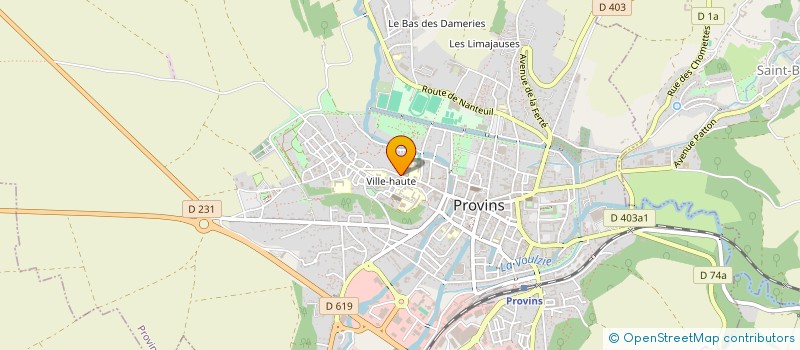 localisation de l'entreprise GUIDERA'LAU à PROVINS