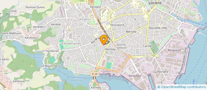 localisation de l'entreprise GUIDES DE FRANCE  LORIENT