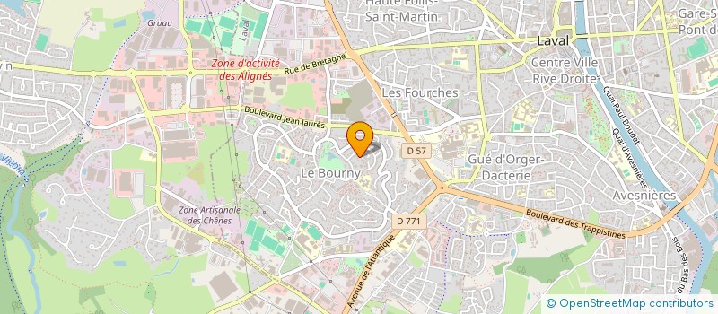 localisation de l'entreprise GUIDES DE FRANCE à LAVAL