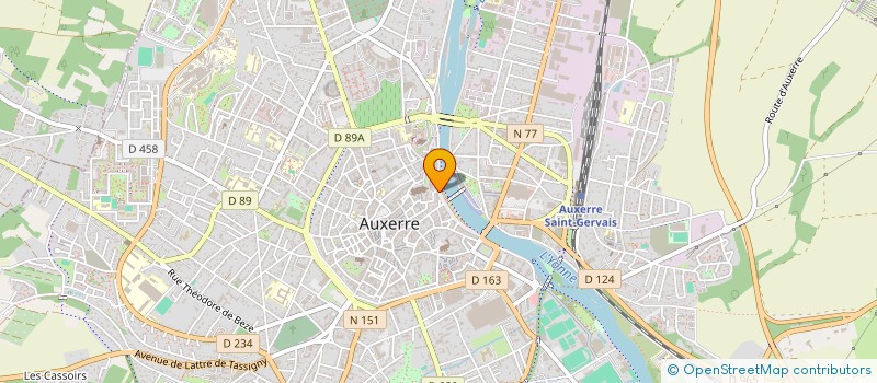 localisation de l'entreprise GUIDES DE L YONNE EN BOURGOGNE à AUXERRE