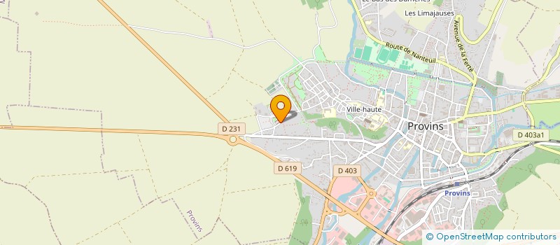 localisation de l'entreprise GUIDES TOURISME SERVICES  PROVINS