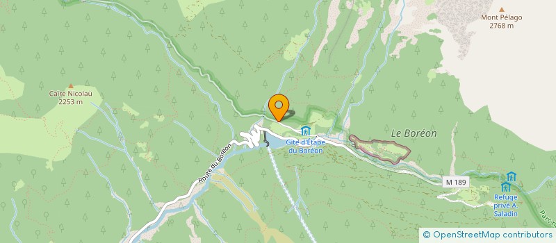 localisation de l'entreprise GUIDES06 BUREAU DES GUIDES DE HAUTE MONTAGNE DES ALPES MARITIMES MERCANTOUR  SAINT-MARTIN-VESUBIE