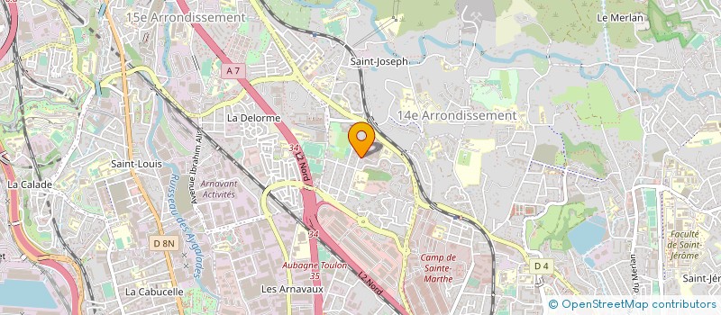 localisation de l'entreprise GUIDEX à MARSEILLE