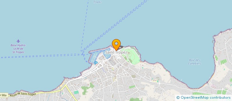 localisation de l'entreprise GUIDI IMMOBILIERE à SAINT-TROPEZ