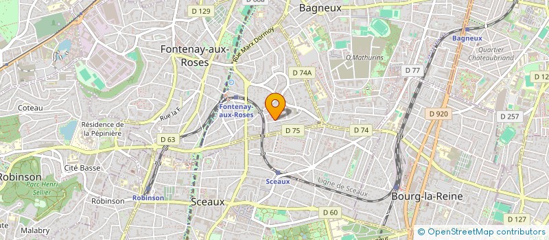 localisation de l'entreprise GUIDI LAN WAN CONSULTING à FONTENAY-AUX-ROSES