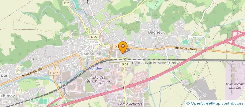 localisation de l'entreprise GUIDING STAR MEDTECH CONSULT à DAGNEUX