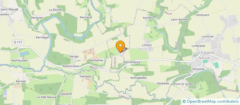 localisation de l'entreprise GUIDOLINE  GUENIN