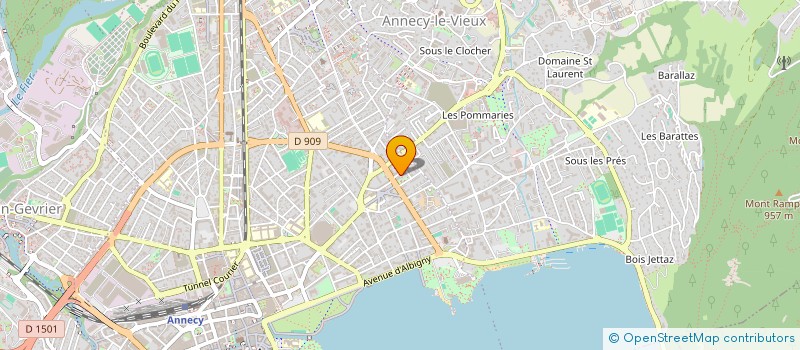 localisation de l'entreprise GUIDON à ANNECY