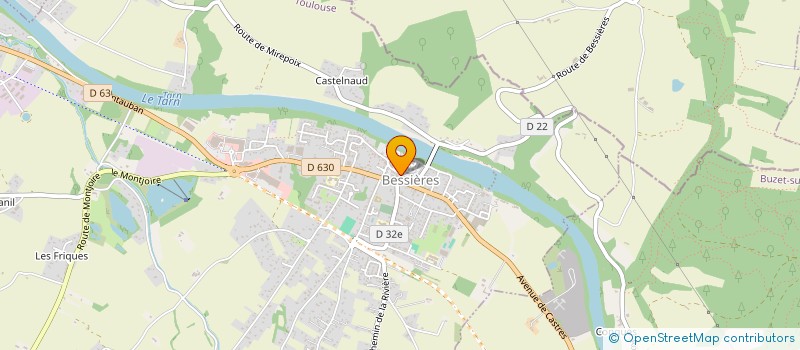 localisation de l'entreprise GUIDON BESSIERAIN  BESSIERES