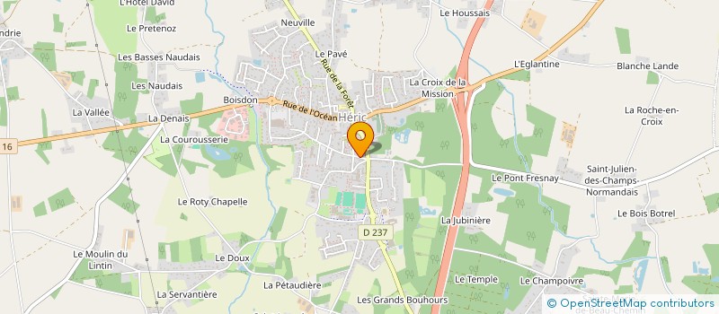 localisation de l'entreprise GUIDON CLUB HERICOIS  HERIC