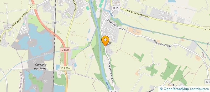 localisation de l'entreprise GUIDON SPORT CYCLISTE PRO à VENERQUE