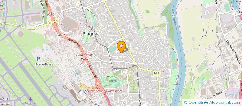 localisation de l'entreprise GUIDON SPRINTER CLUB BLAGNAC VELO SPORT 31  BLAGNAC