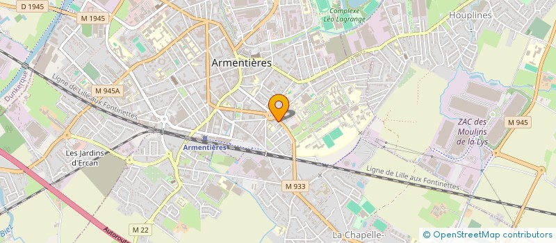 localisation de l'entreprise GUIDONS SOLIDAIRES à ARMENTIERES