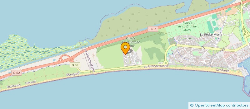 localisation de l'entreprise GUIDOTTI LUNEL 1  LA GRANDE-MOTTE