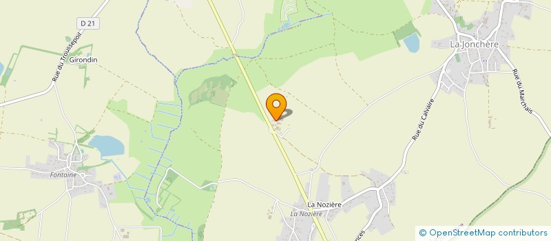 localisation de l'entreprise GUIET FRERES  LA JONCHERE