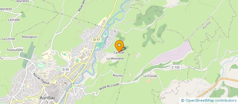 localisation de l'entreprise GUIET GESTION à YTRAC