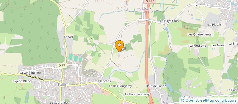 localisation de l'entreprise GUIEVAROM  LAILLE