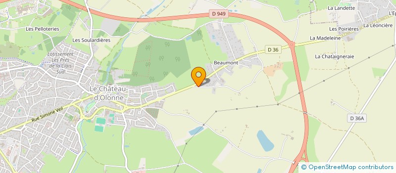 localisation de l'entreprise GUIG1  LES SABLES-D'OLONNE