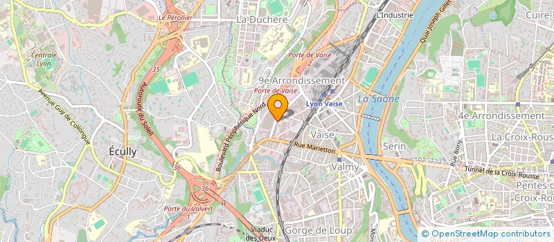 localisation de l'entreprise GUIGAL SOCIAL  LYON