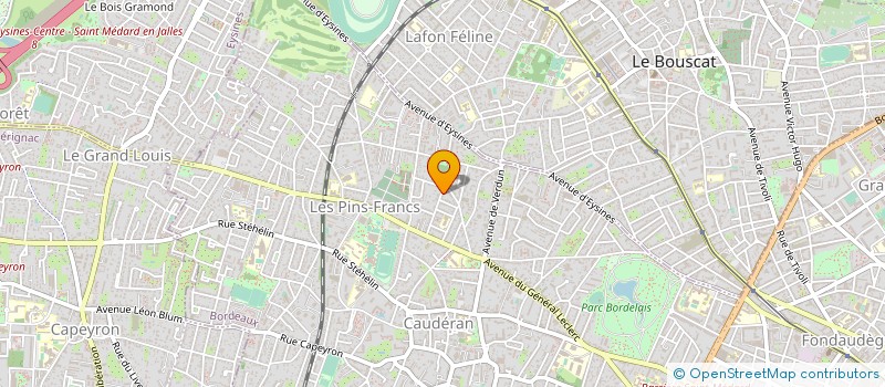 localisation de l'entreprise GUIGALUNA à BORDEAUX