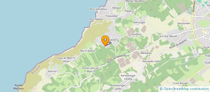 localisation de l'entreprise GUIGANTON  PLOUGASTEL-DAOULAS