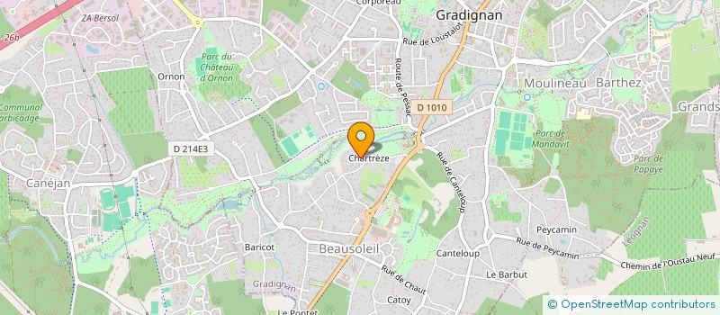 localisation de l'entreprise GUIGLINI CORP  GRADIGNAN