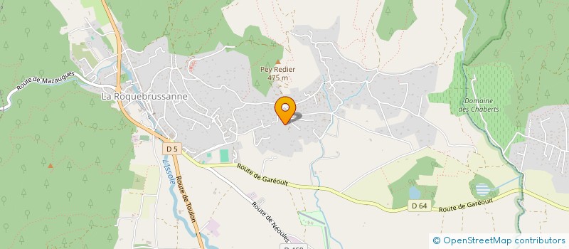 localisation de l'entreprise GUIGNARD  LA ROQUEBRUSSANNE