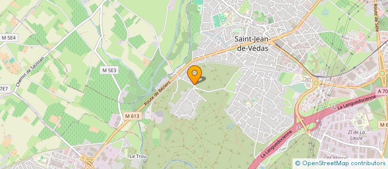 localisation de l'entreprise GUIGNARD FRERES  SAINT-JEAN-DE-VEDAS