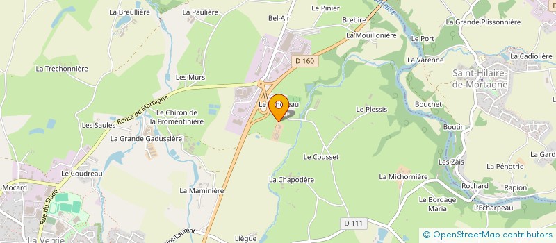 localisation de l'entreprise GUIGNARD FRERES  CHANVERRIE