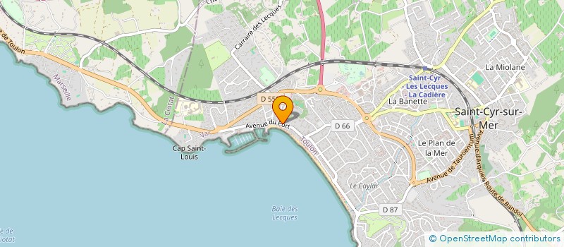 localisation de l'entreprise GUIGNARD  MARCEL à SAINT-CYR-SUR-MER
