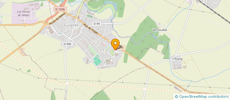 localisation de l'entreprise GUIGNES AUTO BILAN  GUIGNES